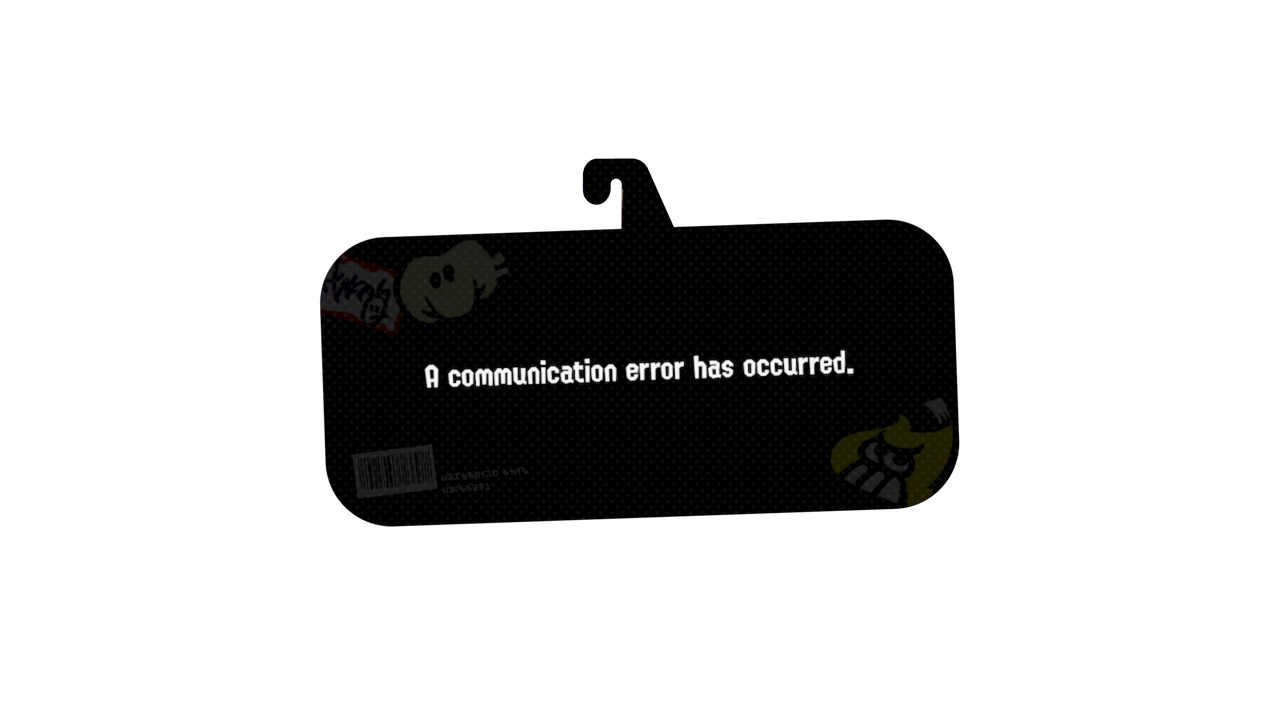 High Quality A communication error has occured Blank Meme Template