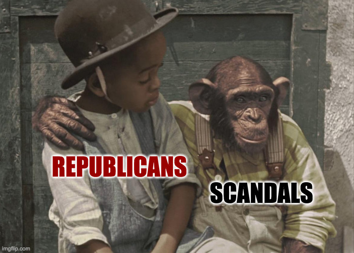 BFFs. | SCANDALS; REPUBLICANS | image tagged in memes,republicans,scandals,bffs | made w/ Imgflip meme maker