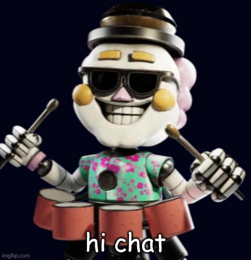 I'm here | hi chat | made w/ Imgflip meme maker