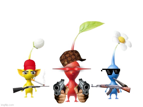 Hitmin | image tagged in pikmin | made w/ Imgflip meme maker