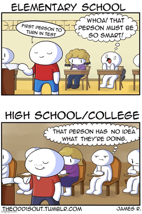 funny comic strips about school