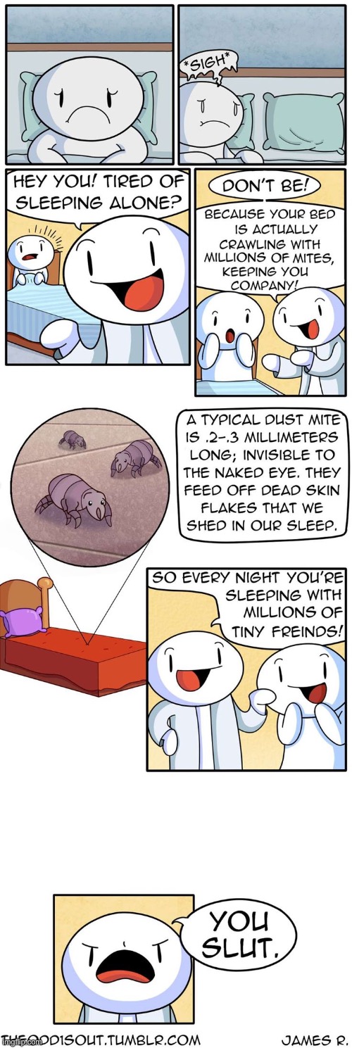 705 | image tagged in theodd1sout,comics/cartoons,comics,bugs,unexpected,sleep | made w/ Imgflip meme maker