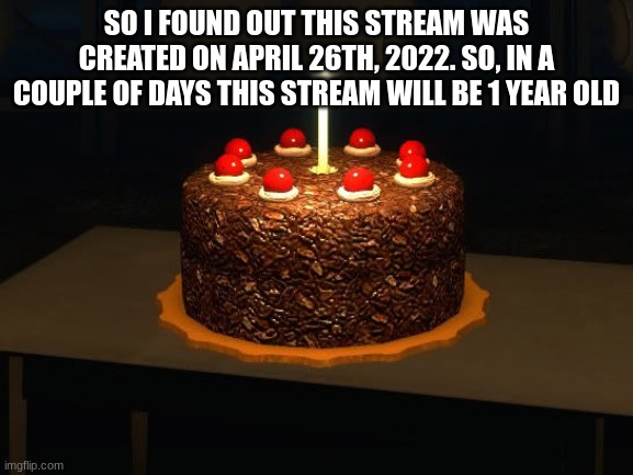 look how far we've come | SO I FOUND OUT THIS STREAM WAS CREATED ON APRIL 26TH, 2022. SO, IN A COUPLE OF DAYS THIS STREAM WILL BE 1 YEAR OLD | made w/ Imgflip meme maker