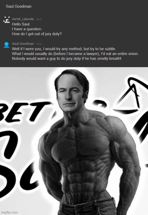 Thank you, Saul. | made w/ Imgflip meme maker