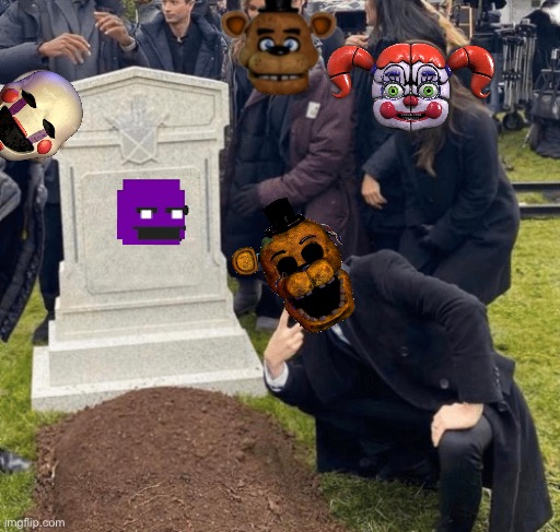 The Funeral | image tagged in i always come back,fnaf,ultimate custom night | made w/ Imgflip meme maker