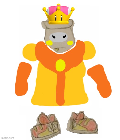 Gave Eggy the Super Crown (he's embarrased) | made w/ Imgflip meme maker
