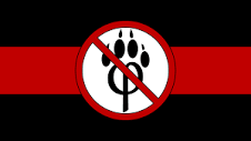 anti furry flag Blank Meme Template