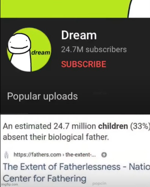Coincidence? | image tagged in dream,fatherless,funny,fun,comedy | made w/ Imgflip meme maker