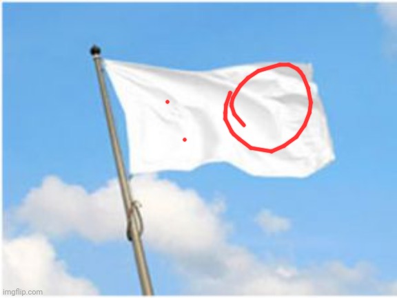 White flag | image tagged in white flag | made w/ Imgflip meme maker