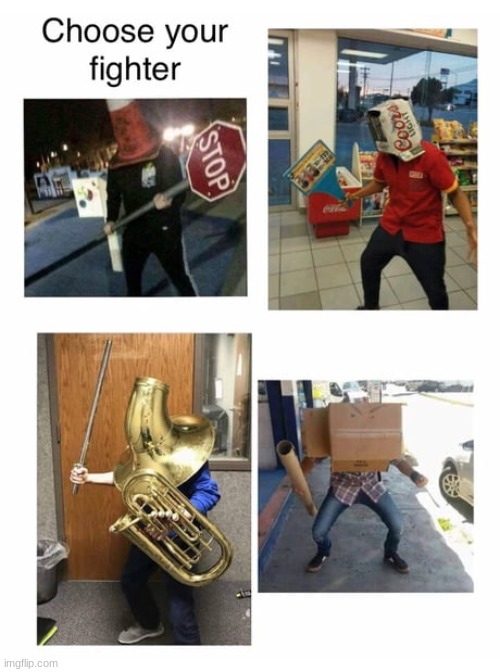 Choose your fighter | image tagged in choose your fighter | made w/ Imgflip meme maker