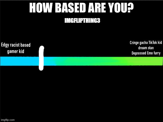 How based are you? | IMGFLIPTHING3 | image tagged in how based are you | made w/ Imgflip meme maker