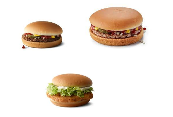 High Quality McDonald's Hamburger Hamburger McChicken Blank Meme Template