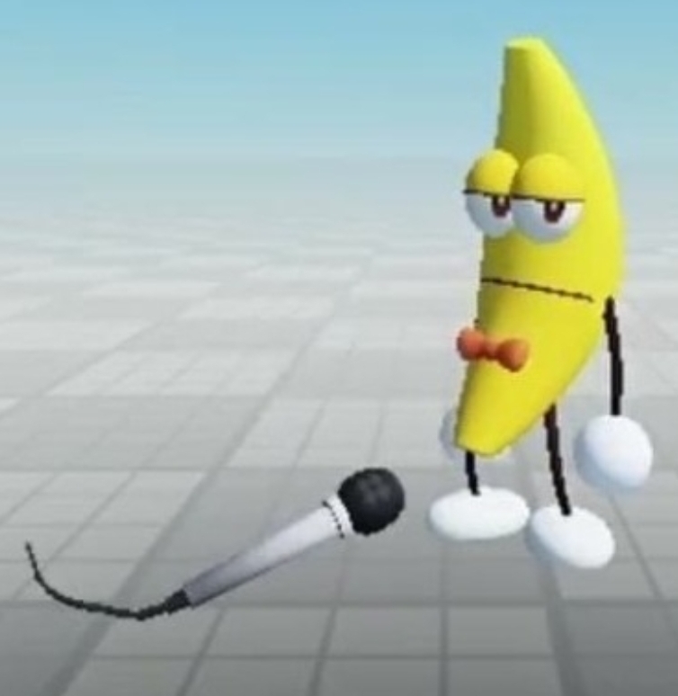Dissapointed banana no text Blank Meme Template