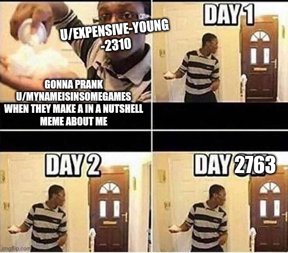 Gonna Prank Dad | U/EXPENSIVE-YOUNG
-2310; GONNA PRANK U/MYNAMEISINSOMEGAMES WHEN THEY MAKE A IN A NUTSHELL
MEME ABOUT ME; 2763 | image tagged in gonna prank dad | made w/ Imgflip meme maker