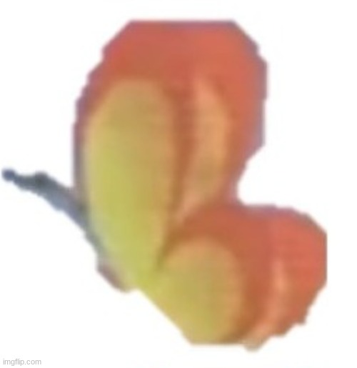 He. | image tagged in bubterfly | made w/ Imgflip meme maker