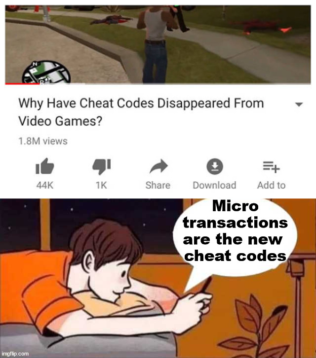Micro transactions are the new 
cheat codes | image tagged in boy and girl texting | made w/ Imgflip meme maker