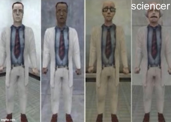 i'm with the science team | image tagged in half life weezer | made w/ Imgflip meme maker
