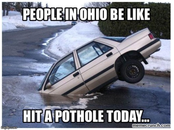 Cars in ohio | image tagged in ohio | made w/ Imgflip meme maker