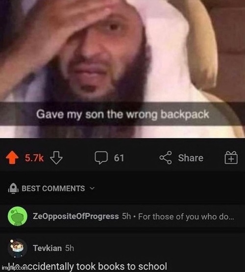 I hate when books and not M16 with extended mag, 4x scope, stock, grip, and silent movement perk | made w/ Imgflip meme maker