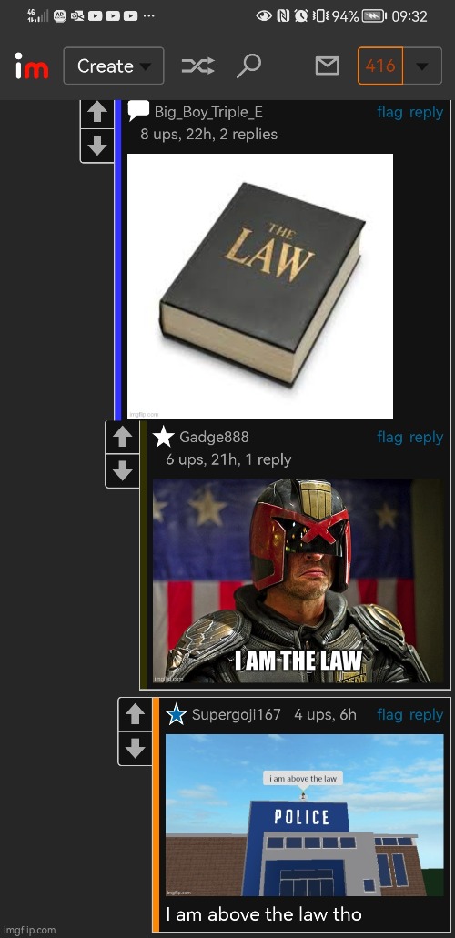 image tagged in shitposts,i am above the law | made w/ Imgflip meme maker