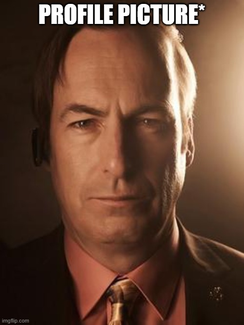 Saul Goodman | PROFILE PICTURE* | image tagged in saul goodman | made w/ Imgflip meme maker