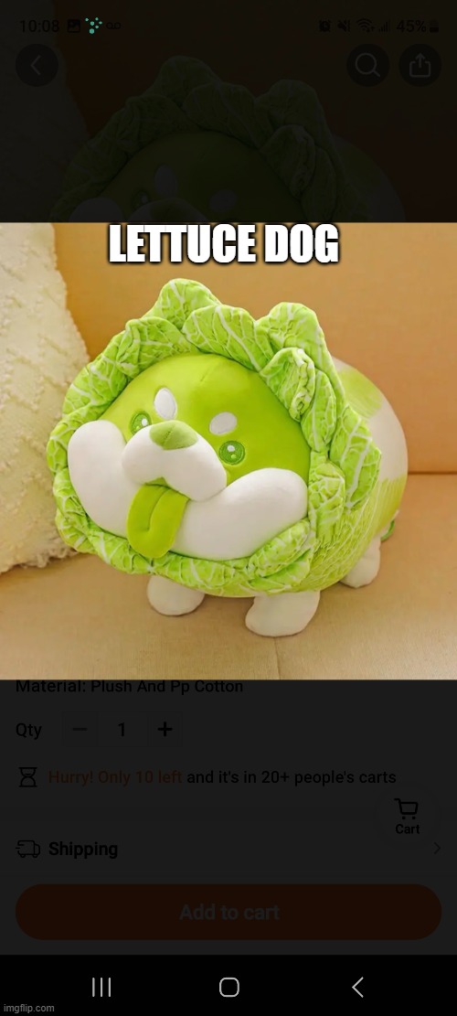 LETTUCE DOG | made w/ Imgflip meme maker