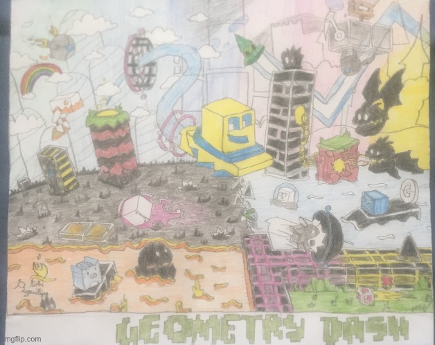 Copied off the internet (#726) | image tagged in geometry dash,pictures,drawing,photos,colorful,gaming | made w/ Imgflip meme maker