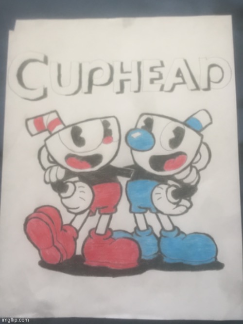 Copied off the internet (#734) | image tagged in drawing,cuphead,photos,picture,video games,drawings | made w/ Imgflip meme maker