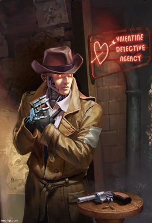 Nick Valentine No Bitches | image tagged in nick valentine no bitches | made w/ Imgflip meme maker