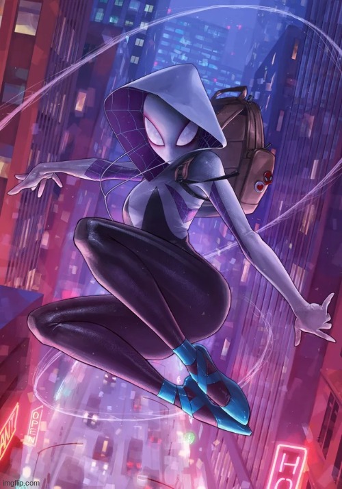 spider-gwen | image tagged in spider-gwen | made w/ Imgflip meme maker