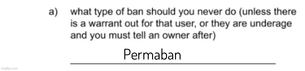 Permaban | made w/ Imgflip meme maker