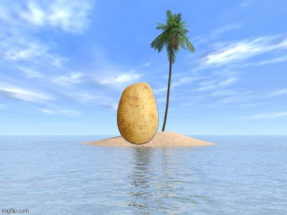 Desert island | image tagged in desert island | made w/ Imgflip meme maker