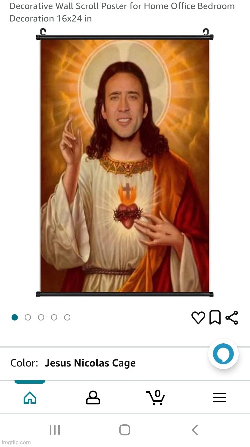 I can buy Nicolas Christ on Amazon :O | made w/ Imgflip meme maker