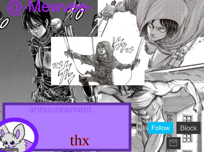 Mewvee temp 5.0 (Thx sylceon!!) | thx | image tagged in mewvee temp 5 0 thx sylceon | made w/ Imgflip meme maker