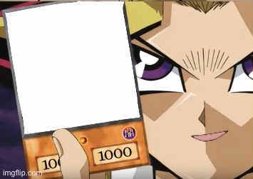 Yu Gi Oh Card Blank Meme Template