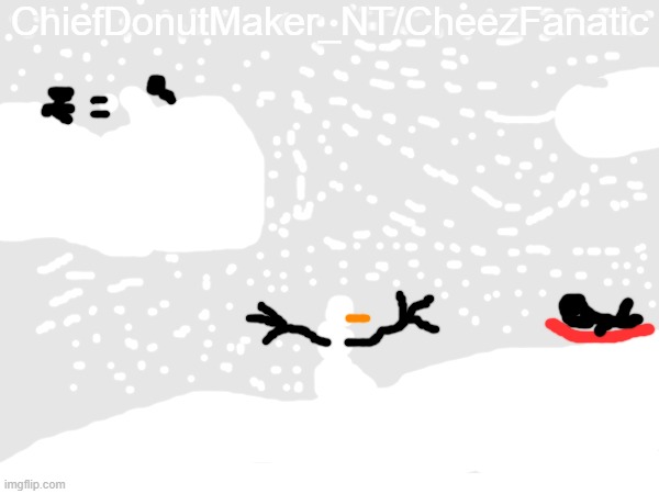 Snowy winterland | ChiefDonutMaker_NT/CheezFanatic | made w/ Imgflip meme maker