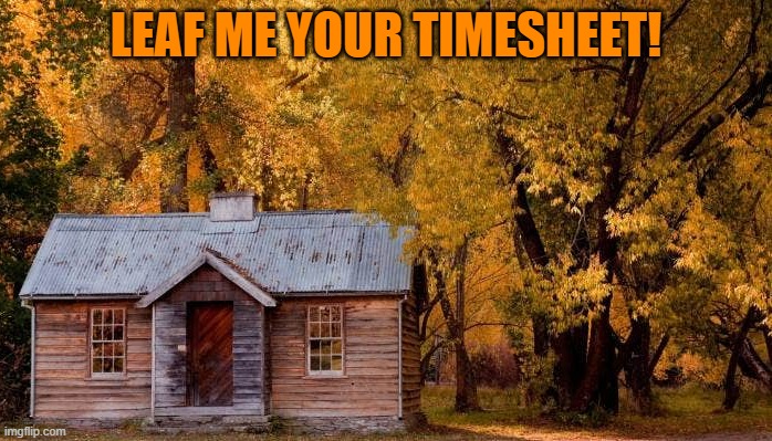 Leaf me your timesheet | LEAF ME YOUR TIMESHEET! | image tagged in leaf me your timesheet,timesheet reminder,timesheet meme | made w/ Imgflip meme maker