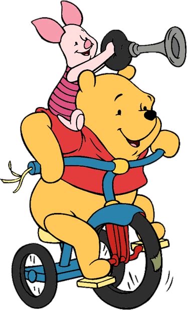 Winnie the Pooh bike Blank Meme Template