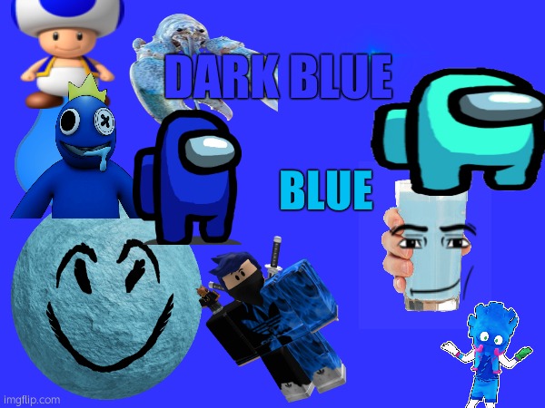 blue wallpaper | DARK BLUE; BLUE | image tagged in blue | made w/ Imgflip meme maker