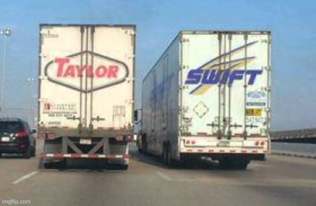 Two trucks forming | image tagged in memes,funny | made w/ Imgflip meme maker