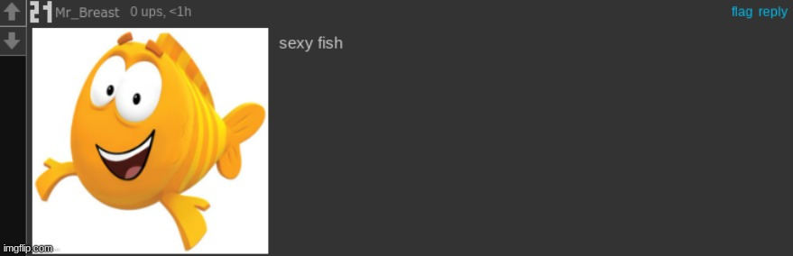 High Quality SEXY FISH Blank Meme Template