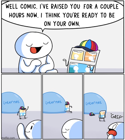 741 | image tagged in theodd1sout,internet,comics/cartoons,comics,gasp,noooooooooooooooooooooooo | made w/ Imgflip meme maker