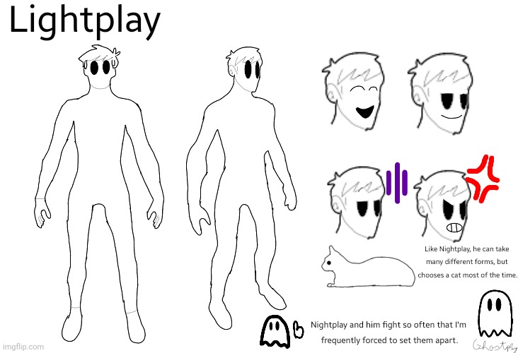 Meet Lightplay, alter ego and brother of Nightplay | made w/ Imgflip meme maker