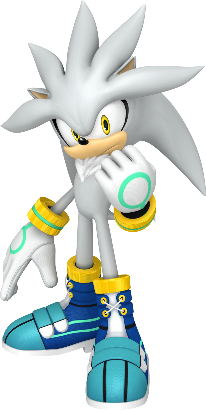 Silver The Hedgehog Blank Meme Template