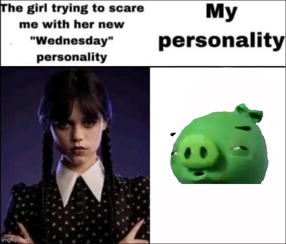yea true | image tagged in the girl trying to scare me with her new wednesday personality | made w/ Imgflip meme maker