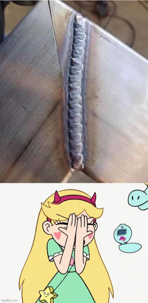 Welded the frame boss | image tagged in star butterfly severe facepalm,you had one job,star vs the forces of evil,memes | made w/ Imgflip meme maker