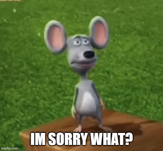 Wtf did I just here right now | IM SORRY WHAT? | image tagged in wtf did i just here right now | made w/ Imgflip meme maker