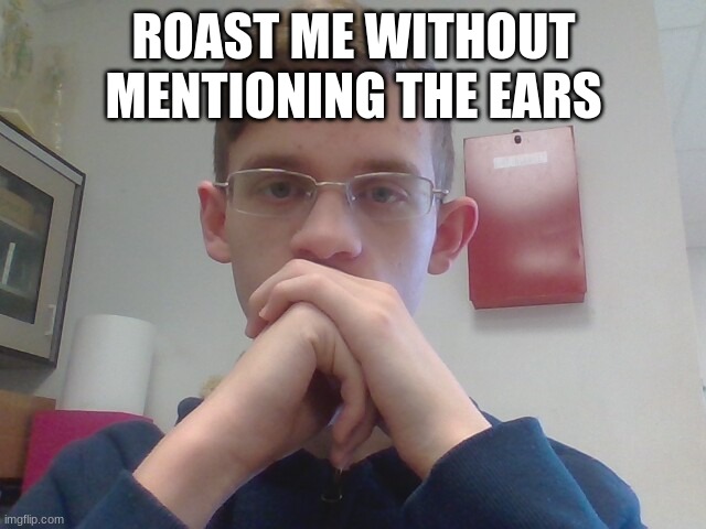 ROAST ME WITHOUT MENTIONING THE EARS | made w/ Imgflip meme maker