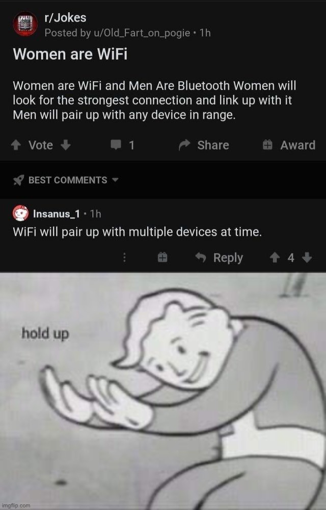 Hmmm | image tagged in fallout hold up,memes,funny,cursed comment | made w/ Imgflip meme maker