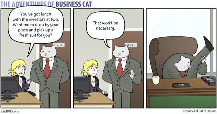 The Adventures of Business Cat #45 | made w/ Imgflip meme maker